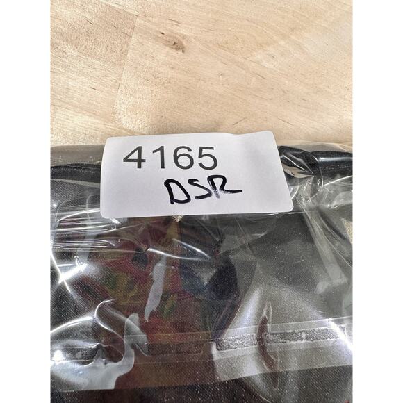 Jessica McClintock Black Ruched V-Neck Evening Party Dress Size 10 - Picture 7 of 7